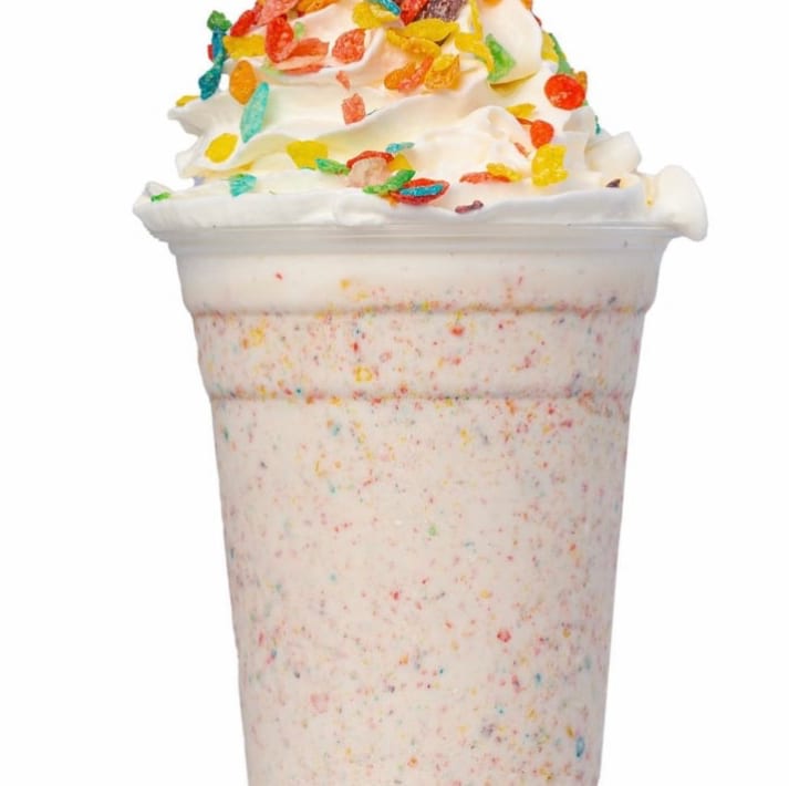 Fruity Pebble Milkshake.