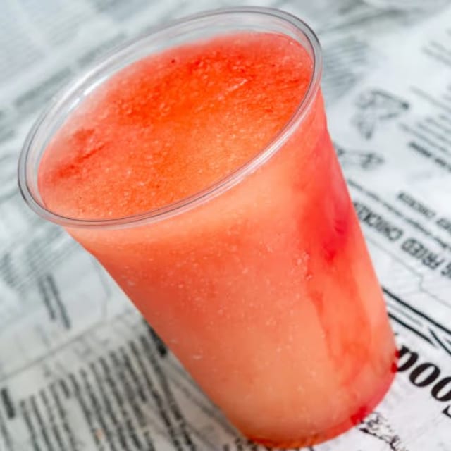 Strawberry Lemonade Slushy.