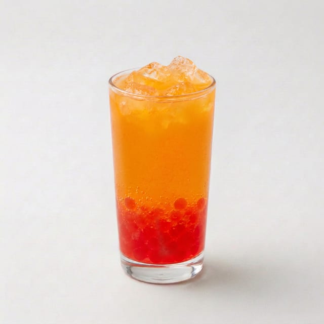 Strawberry Red Bull Boba.