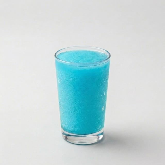 Blue Punch Lemonade Slushy.